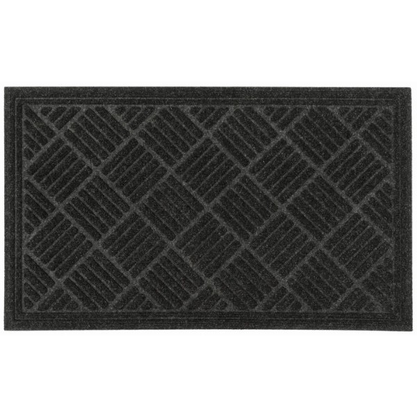 Фото - Килимок придверний Multyhome Contours Parquet  антрацит 45x75 см (EU5000010)